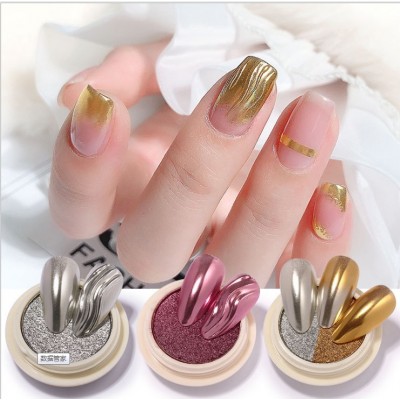 2020 New Popular Solid State Magic Mirror Powder Nail Art Titanium Powder For Nail Salon