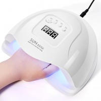 120W SUN5X Plus LED UV Nail Lamp Gel Nail Dryer Curing professional UV lamp with LCD Timer Setting